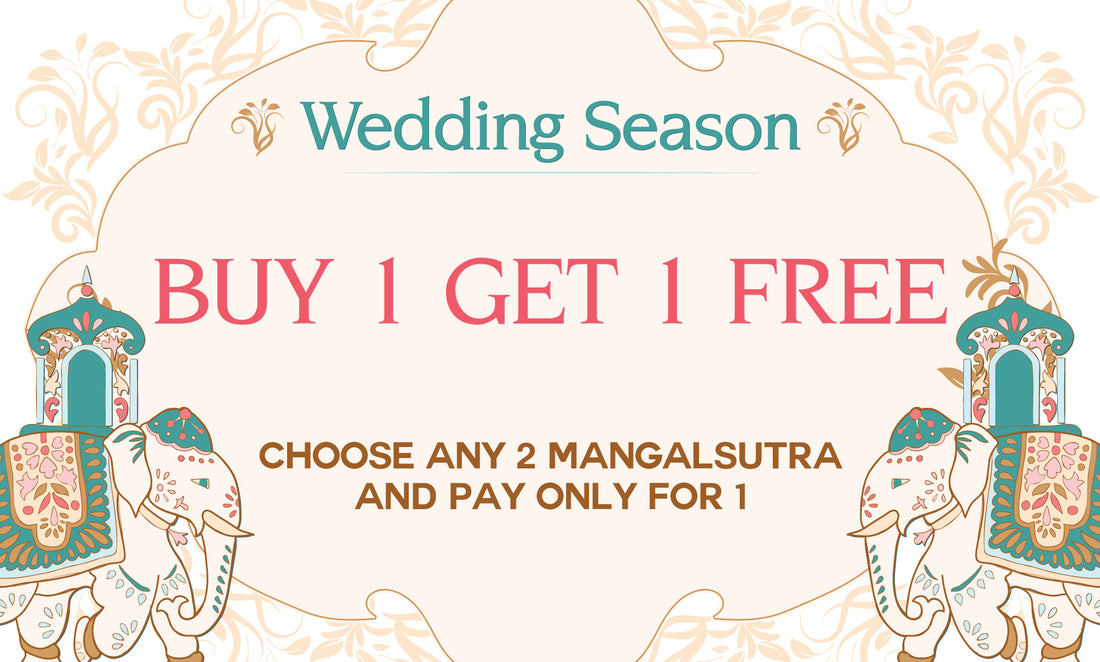 Celebrate the Wedding Season with Buy 1 Get 1 Free Mangalsutras at Siyera Jewels! - Siyerajewels.com