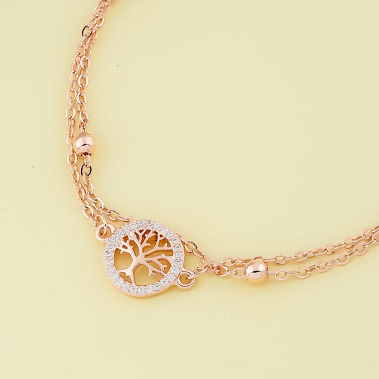 Cubic Maple Tree of Life Bracelet - Siyerajewels.com