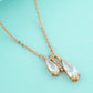 Criss-cross Dainty Chain Necklace - Siyerajewels.com