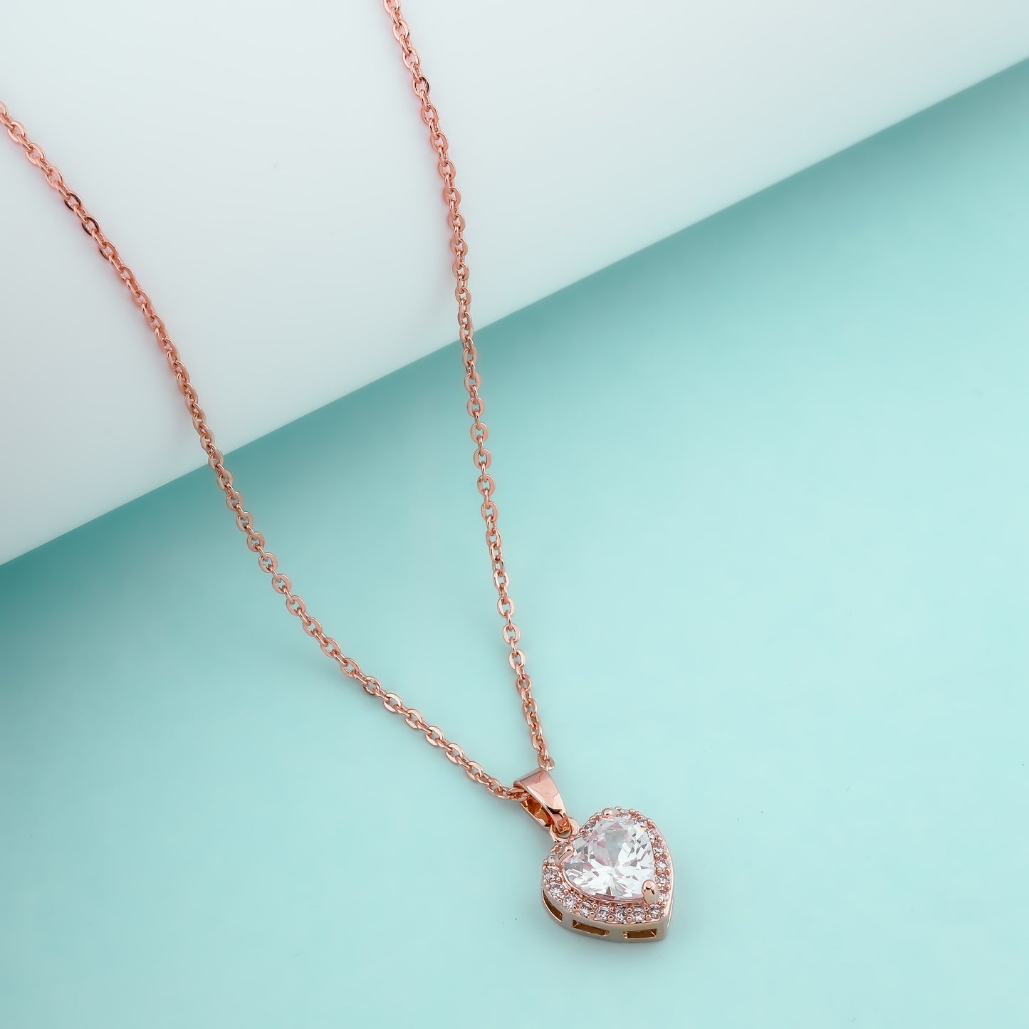 Mini Crystal Heart Necklace - Siyerajewels.com